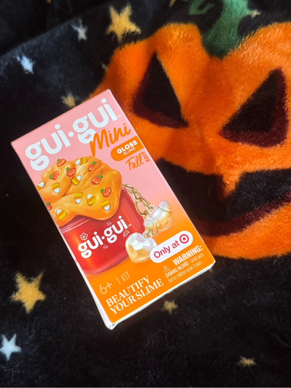 NIB GUI GUI Mini Fall Gloss Slime Kit - Orange